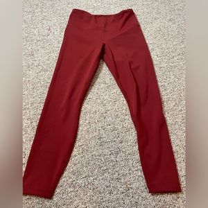 90 Degree Women's Size Medium Burnt Red Leggings